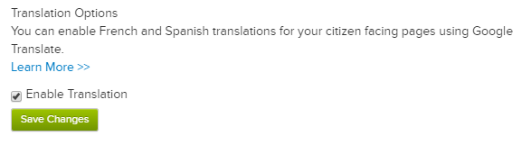 Enable Google Translate