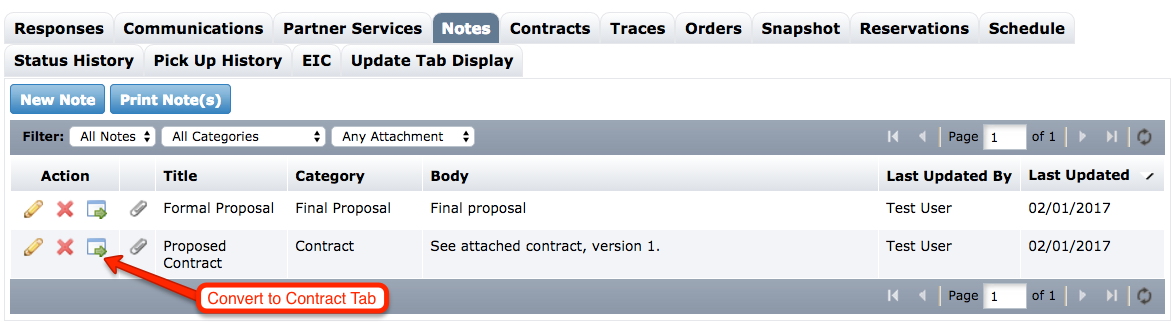 Lead Notes Tab | Granicus Support