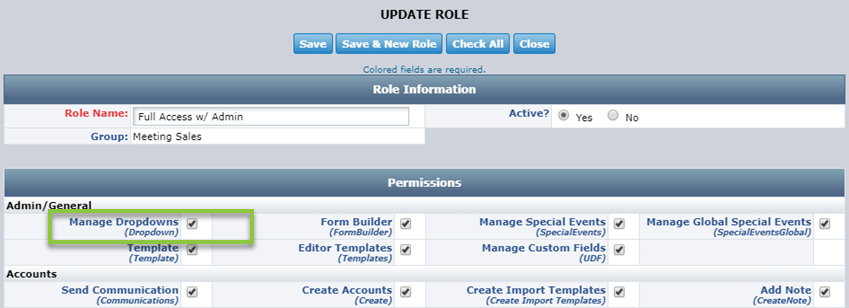 Admin: Dropdowns - Lead Status | Granicus Support