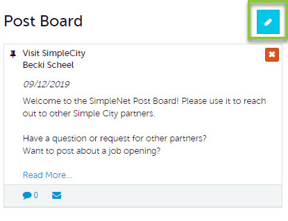 Extranet: Post Board | Granicus Support
