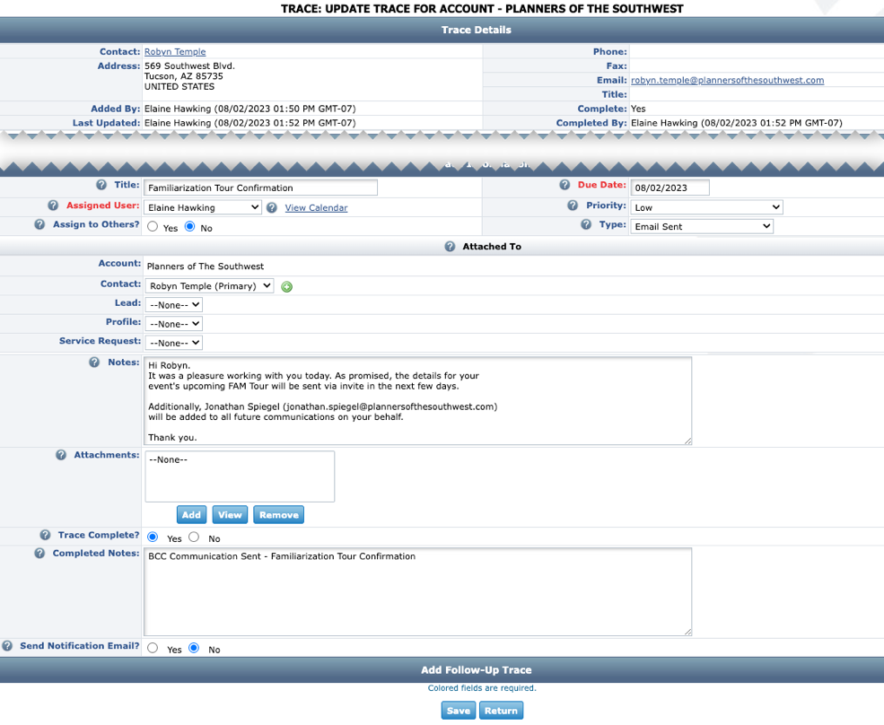 BCC Traces Overview | Granicus Support
