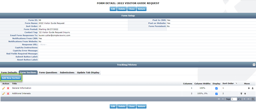Creating Forms | Granicus Support