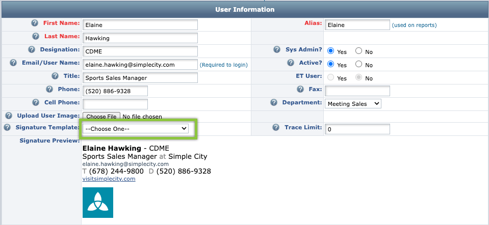 Admin: Manage User Signatures | Granicus Support