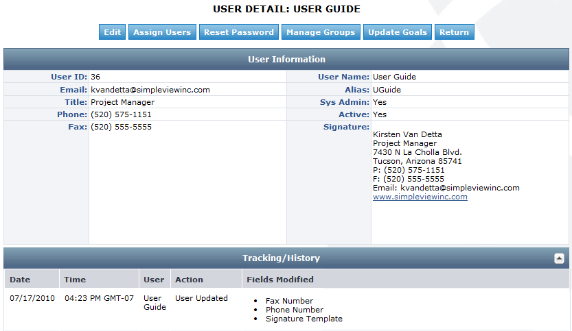 Admin: Viewing and Editing User Records | Granicus Support