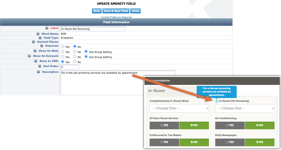 Admin: Amenities | Granicus Support