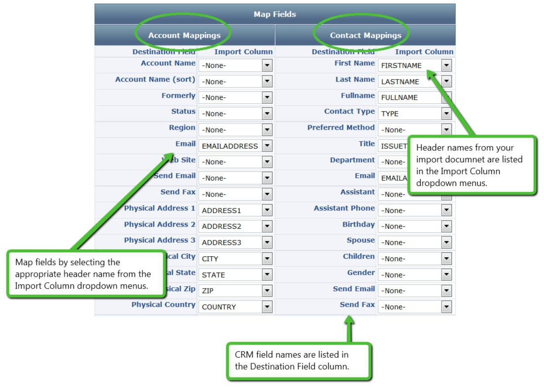 CRM Basics: Importing Records | Granicus Support