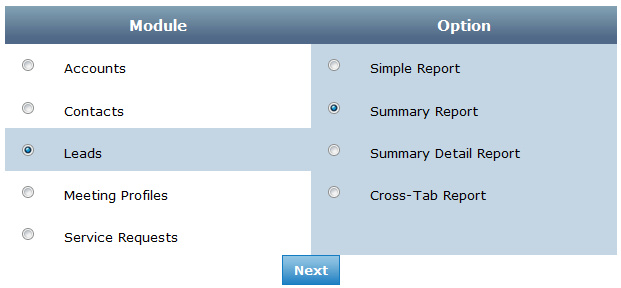Custom Reports: Summary Report | Granicus Support