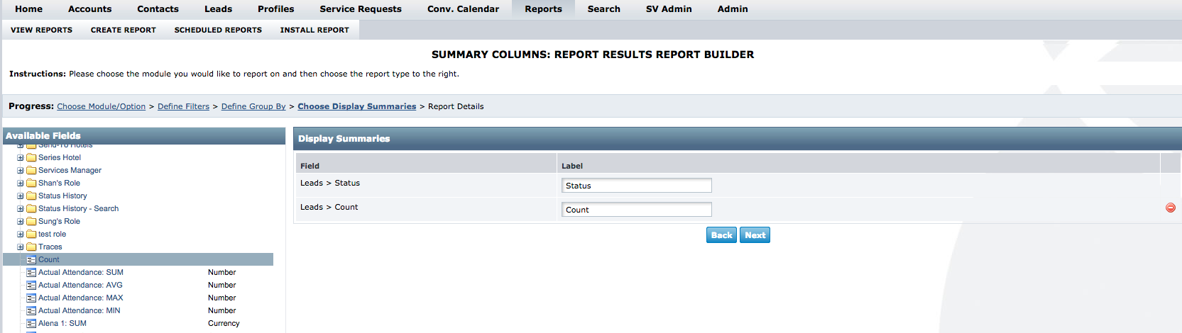 Custom Reports: Summary Report | Granicus Support
