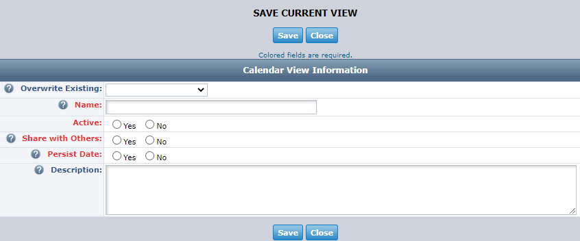 My Calendar: Saved and Published Views | Granicus Support
