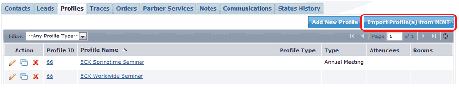 MINT: Accounts | Granicus Support