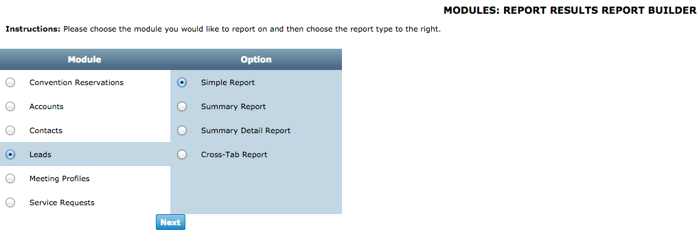 Custom Reports: Simple Report | Granicus Support