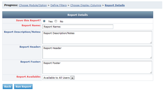 Custom Reports: Simple Report | Granicus Support