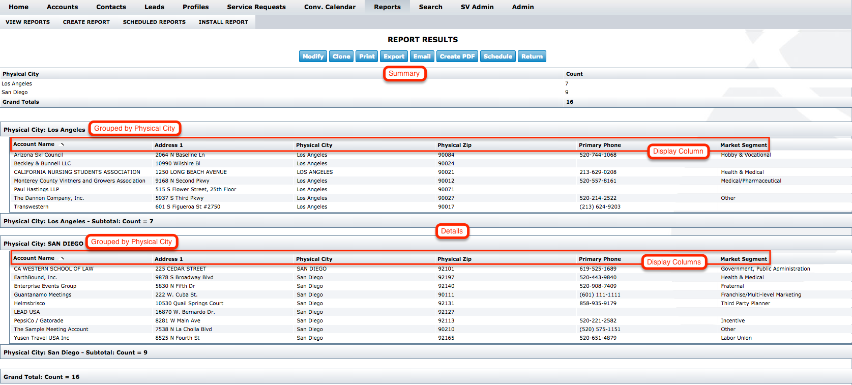 Custom Reports: Summary Detail Report | Granicus Support