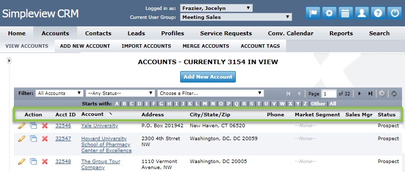 CRM Basics: Standard Grid Overview | Granicus Support