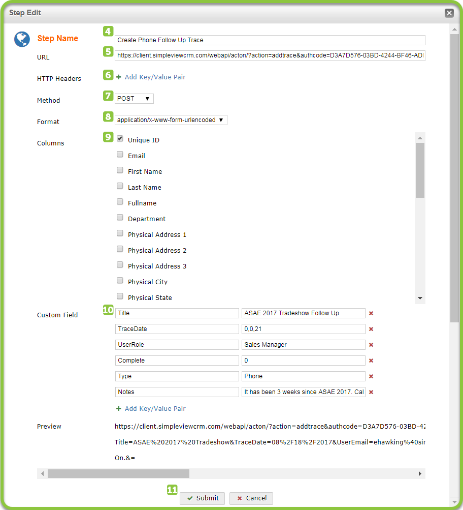 Creating Traces from an Automated Program Using Act-On | Granicus Support