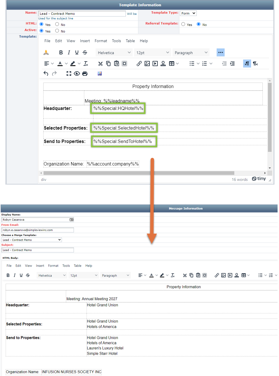 Simpleview CRM New Features and Resources: July 21, 2022 | Granicus Support