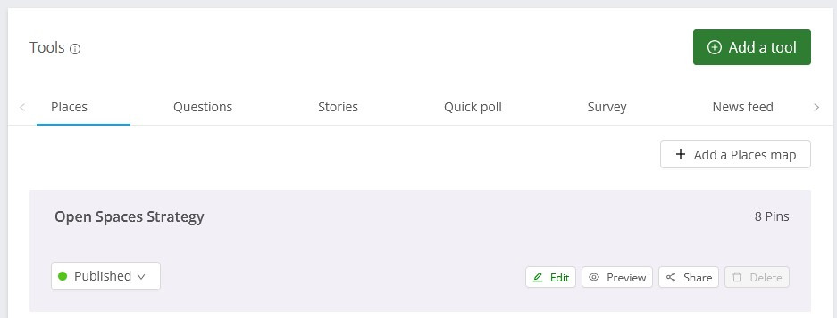 About the Places Tool | Granicus Support