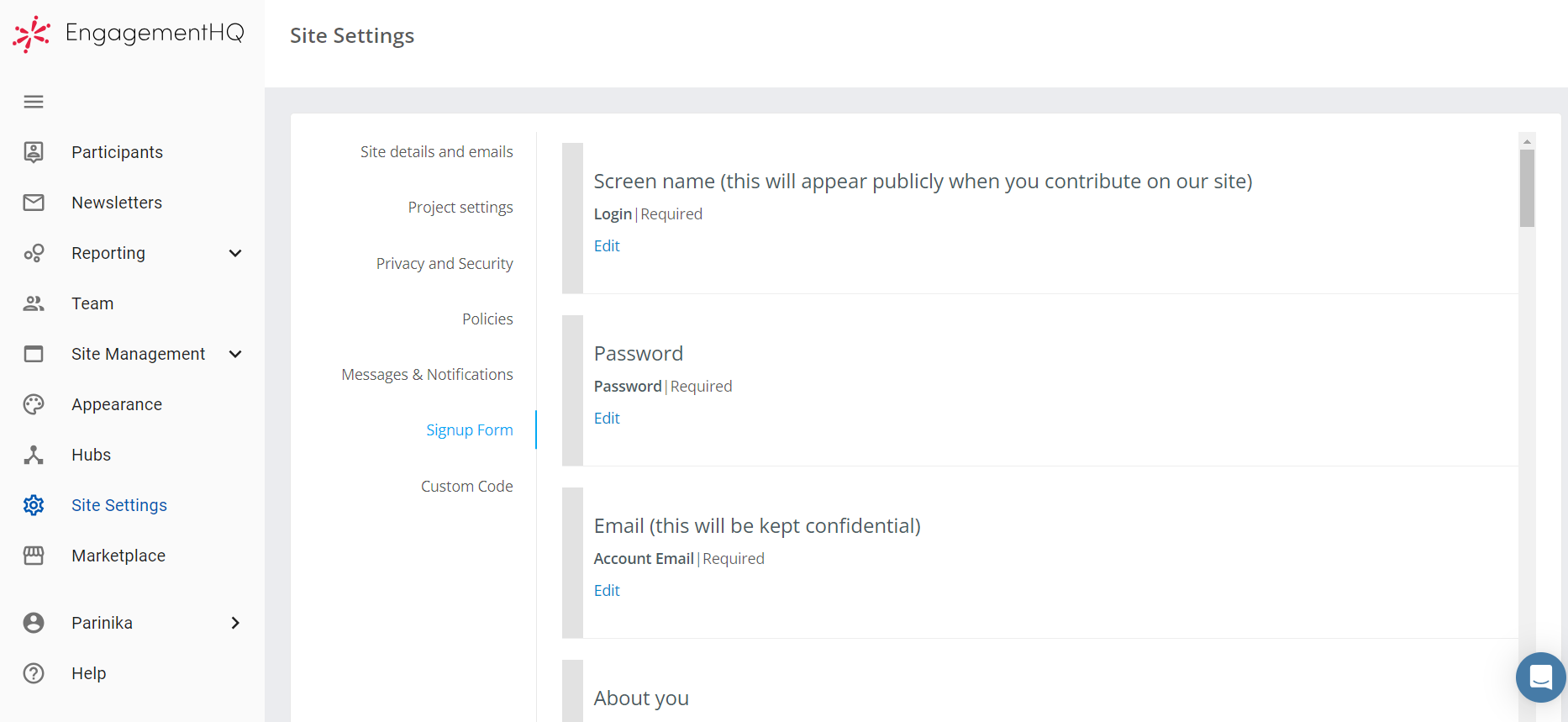 Develop Your Signup Form | Granicus Support