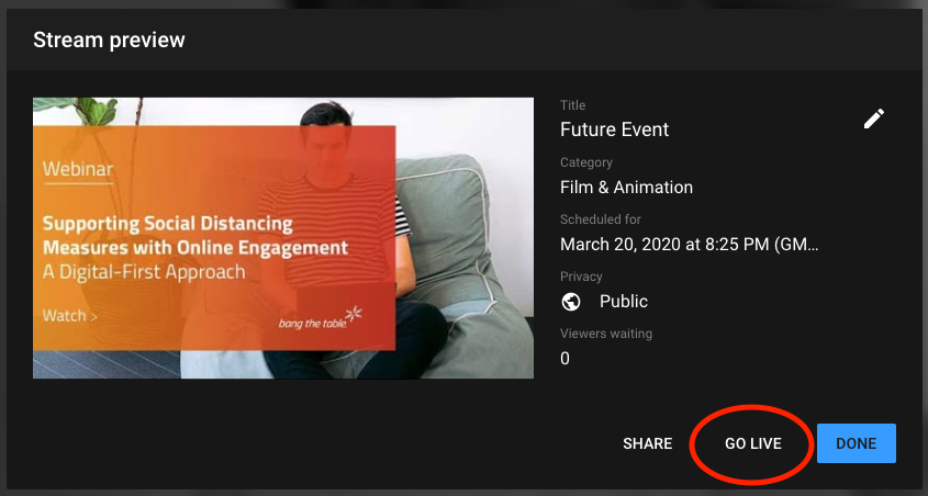 Live Streaming on Your Project Page | Granicus Support