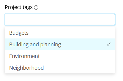 Assigning Project Tags to Your Consultation | Granicus Support