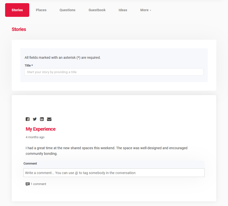 Add a Stories Tool | Granicus Support