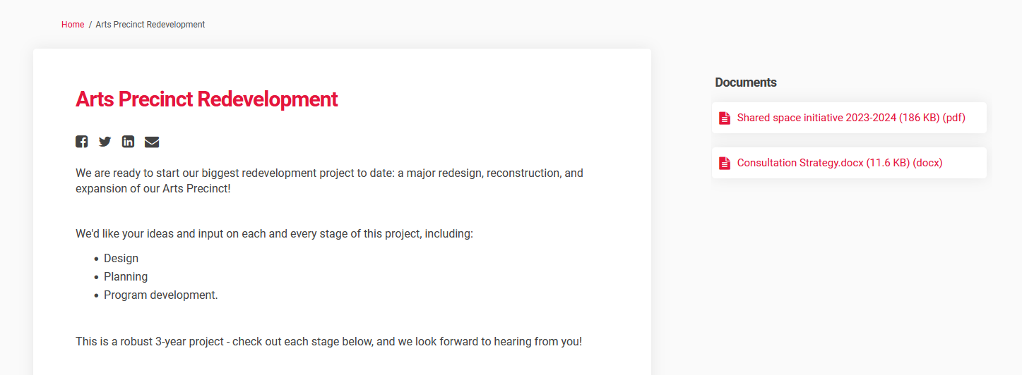 Share Your Key Project Documents | Granicus Support