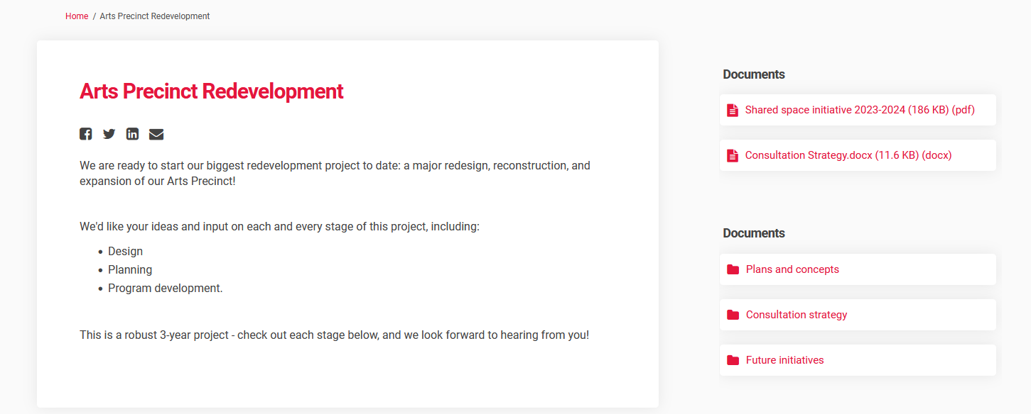 Share Your Key Project Documents | Granicus Support