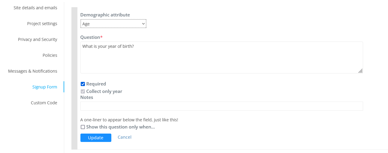 Customize Your Signup Form | Granicus Support