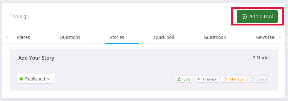Using the Tools Tab | Granicus Support