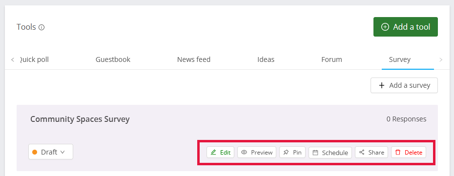 Using the Tools Tab | Granicus Support