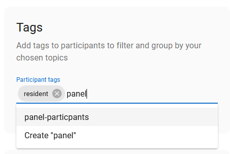 Add or Remove Participant Tags | Granicus Support