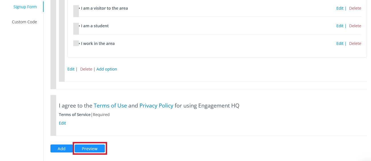 Impacts of Changing Your Signup Form | Granicus Support