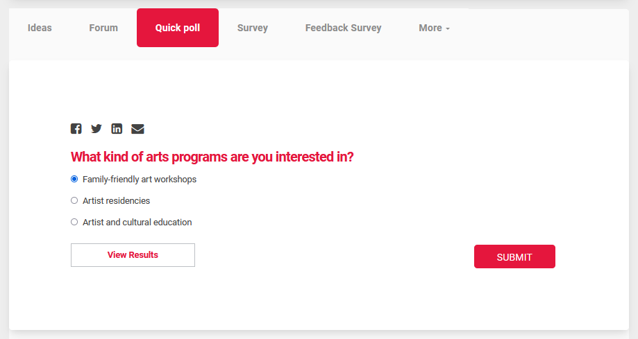 About the Quick Poll Tool | Granicus Support