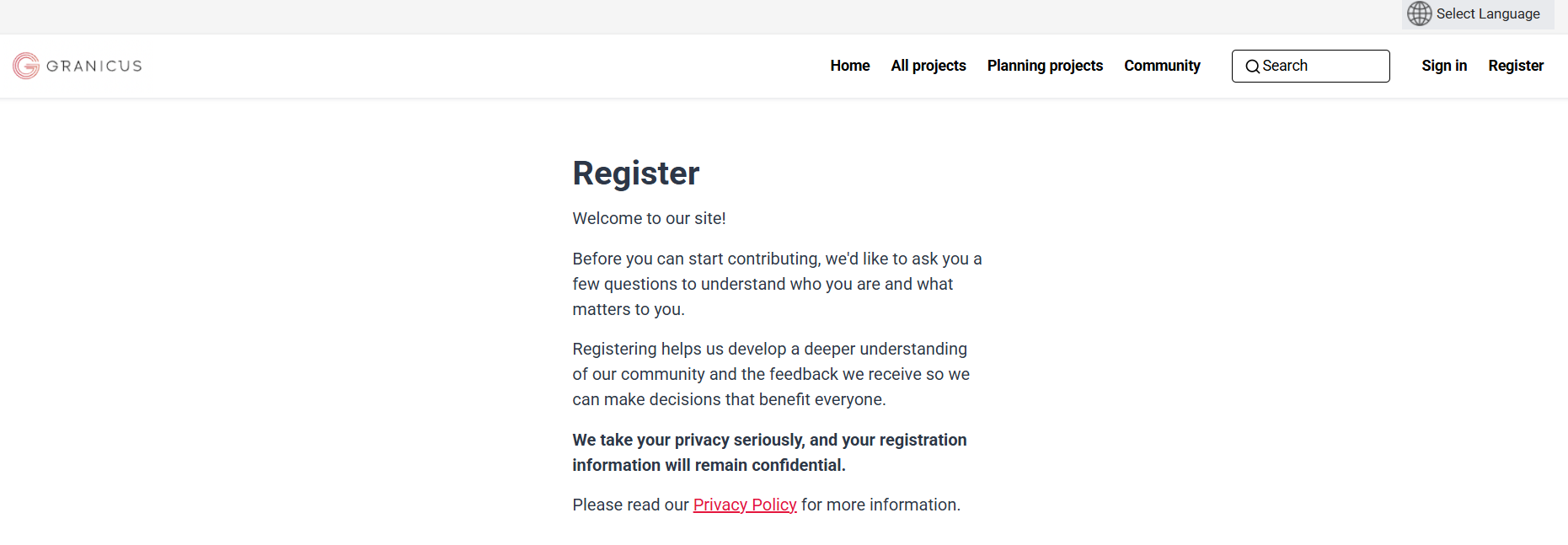 Customize Registration Messages | Granicus Support